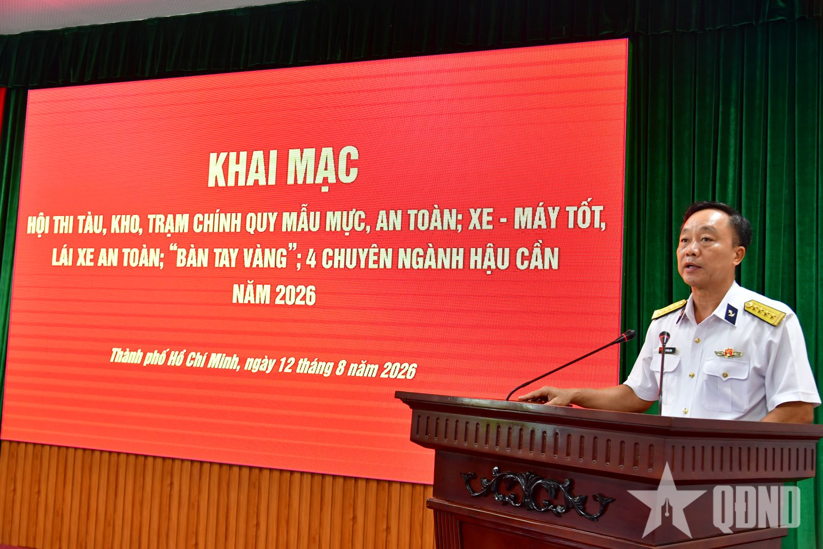 Lữ đoàn 171 khai mạc Hội thi tàu, kho, trạm chính quy mẫu mực, an toàn

